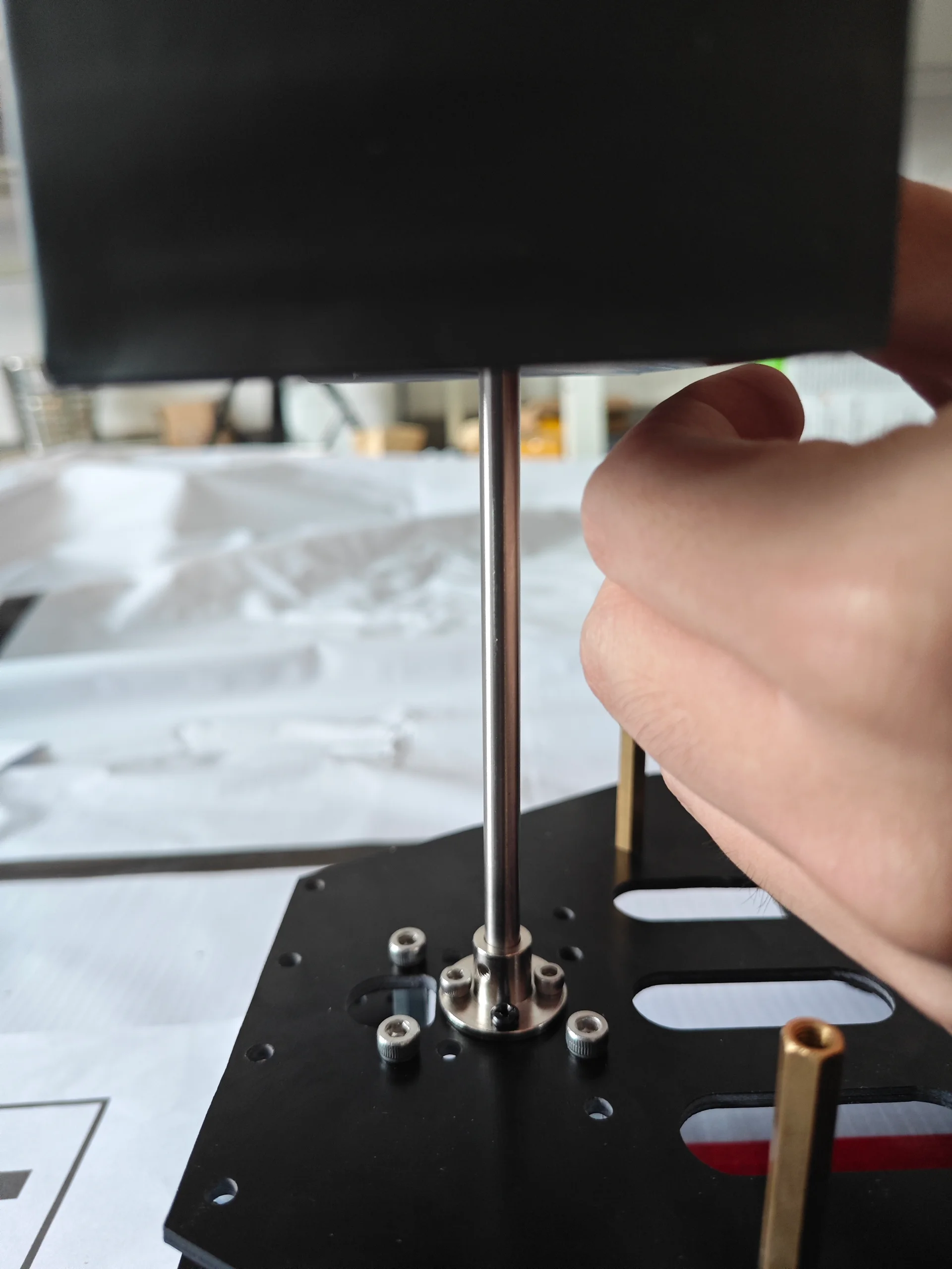 金属杆模块组装