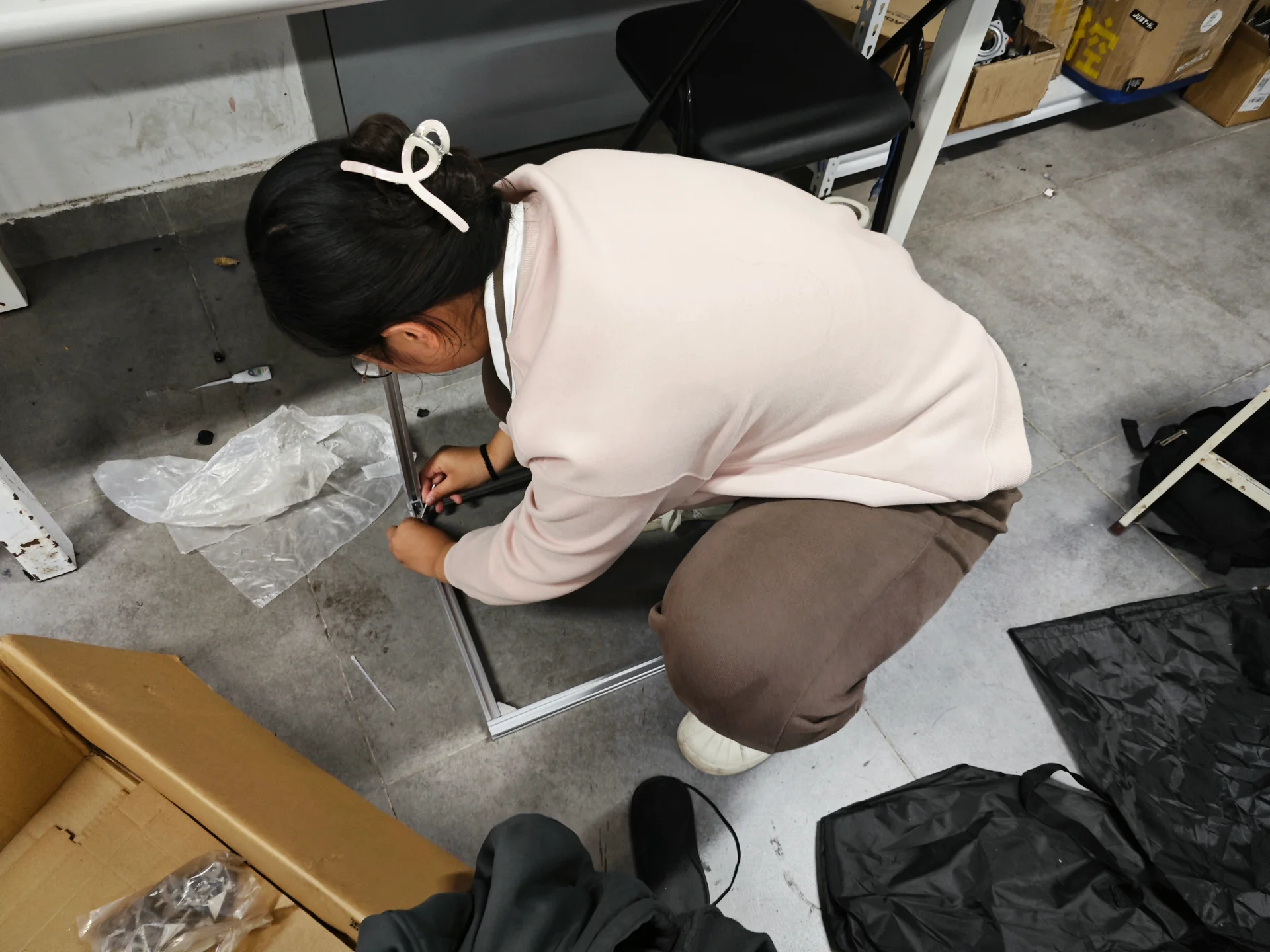 传送带框架接线布局