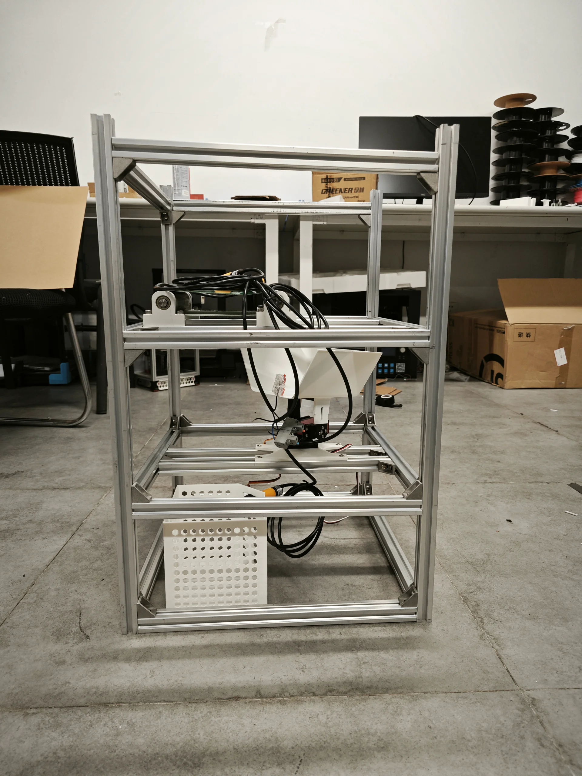 传送带传感器安装细节